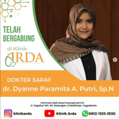 dr. Dyanne Paramita A. Putri, Sp.N — Spesialis Neurologi (Saraf)