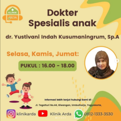 dr. Yustivani Indah Kusumaningrum, Sp.A — Spesialis Anak